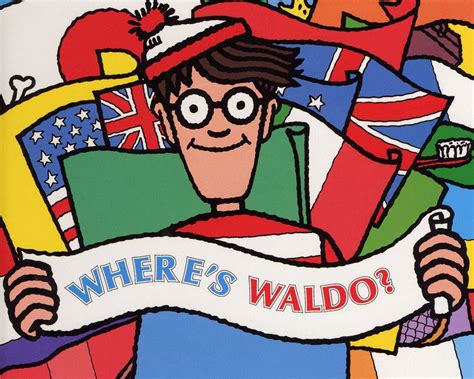 Download Where's Waldo National Flags Wallpaper | Wallpapers.com