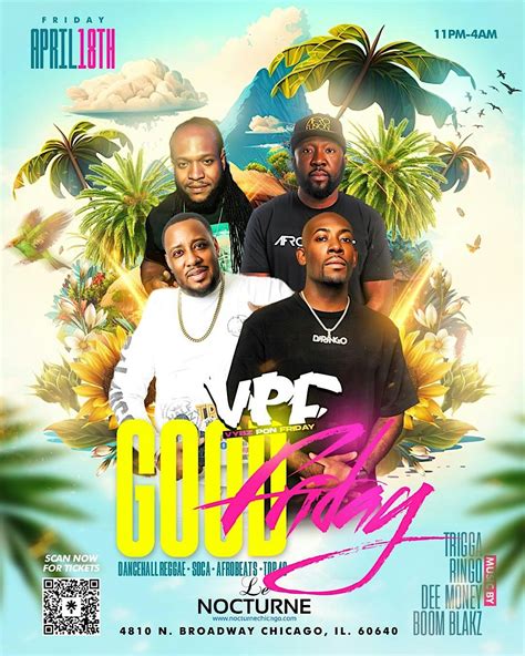 VPF GOOD FRIDAY EDITION: DANCEHALL, SOCA, AMAPIANO, AFROBEATS, Le ...