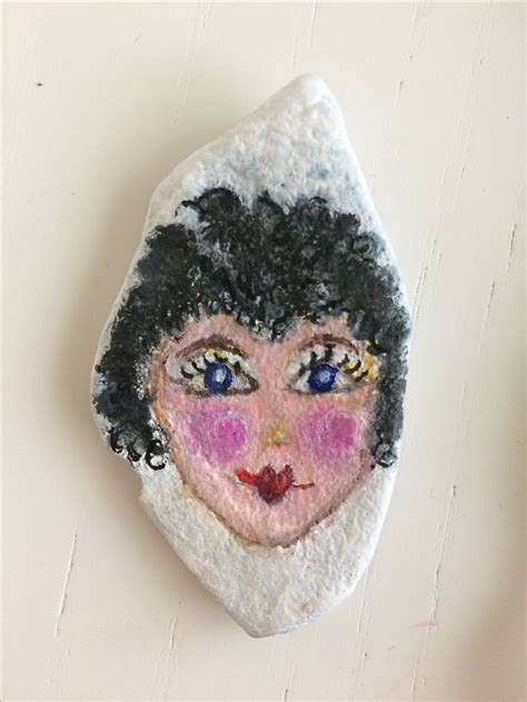 Acrylic Rock Painting of Faces Tutorial 的图像结果