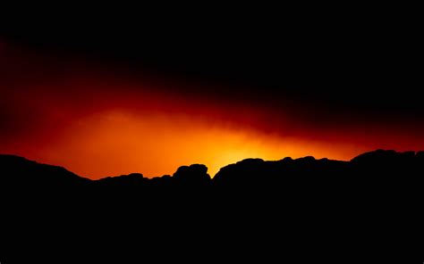 Download wallpaper 1920x1200 hills, silhouettes, dark, twilight ...