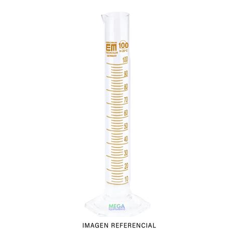 Probeta graduada de 10 ml DURAN® - Hirschmann Lab (Clase A, graduación de 0,2 ml en ámbar, con ...