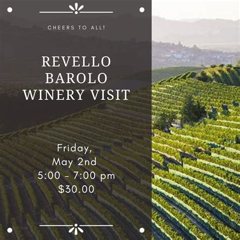 Revello Barolo Winery Visit, 631 Genesee St., Delafield, WI, United ...