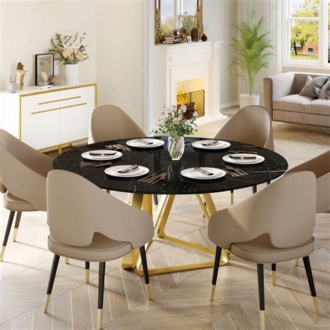 Black Round Dining Room Tables