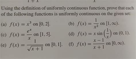 Uniformly Continuous Functions 的图像结果