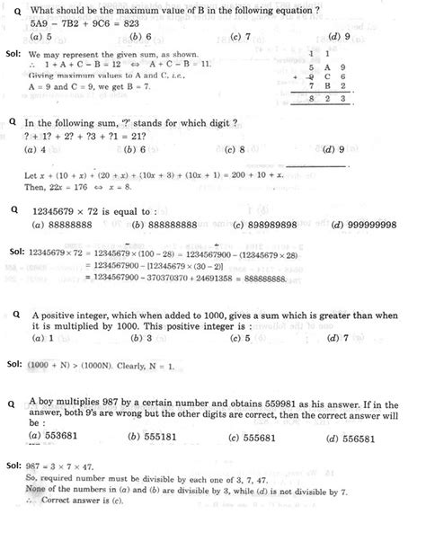 Image result for Number System Questions