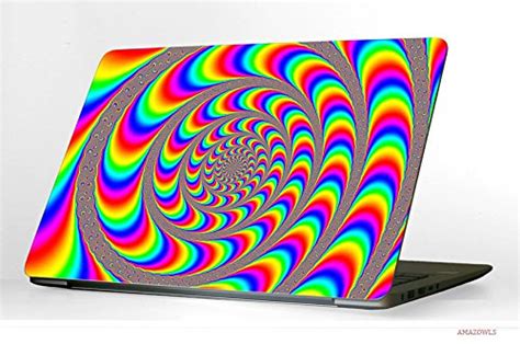 Amazowls 3D Illusion Pattern 53 Random & Abstract laptop skin for 15 ...