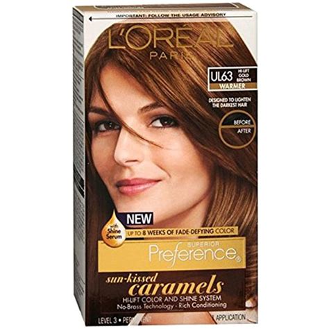 L'Oreal Superior Preference Preference Sun-Kissed Caramels, UL63 Hi ...