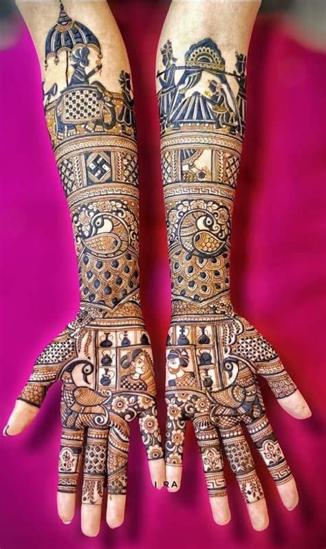 55+ Gorgeous Front Hand Mehndi Designs