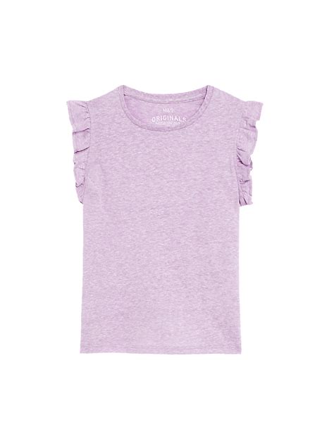 Buy Cotton Blend T-Shirt at Marks & Spencer