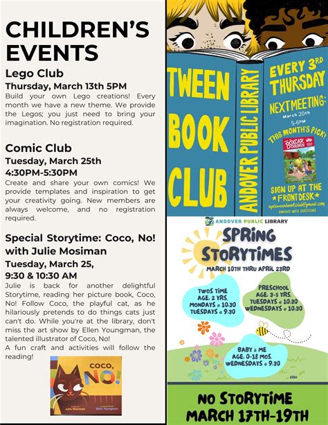 March 2025 Newsletter | Andover Public Library