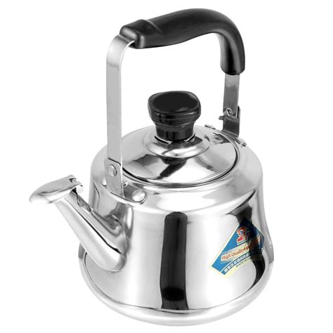 Stainless Steel Whistling Tea Kettles: Stovetop Whistling Tea Pot Stove ...