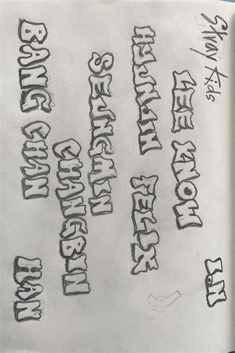F Name Sketch