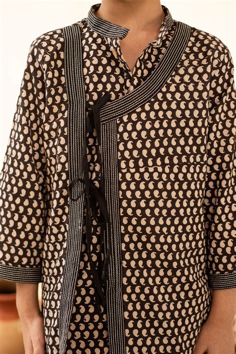 Paisley Angarakha Dhoti Set for 1-14 years boys | Plumcheeks