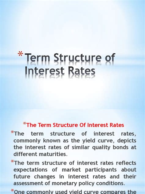 Term Structure of Interest Rate Explained 的图像结果