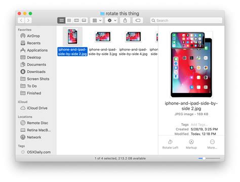 How to Rotate Images in MacOS from Finder the Fast Way - OS X Daily