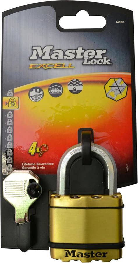 MasterLock master lock zinc outdoor padlocks brass finish 50 ?? India ...