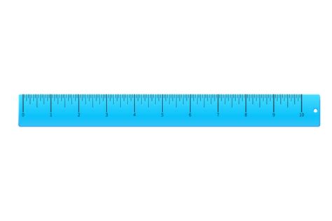 Plastic Ruler. Length Measure Tool. Scho Graphic by vectorbum · Creative Fabrica