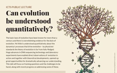 Can evolution be understood quantitatively? | ICTS