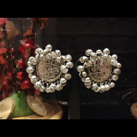 Buy Vintage Coin Ghungroo Earrings Online – Mymotifs