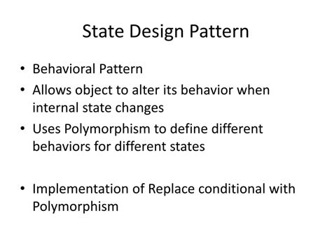 State Design Pattern 的图像结果