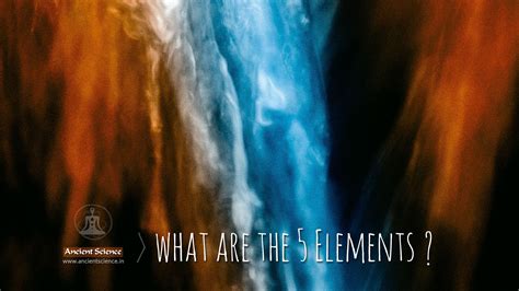 Five elements of universe - Ancient Science