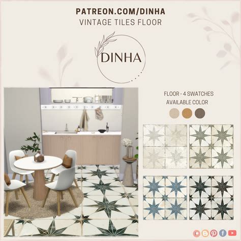 Vintage Tiles Floor - Dinha