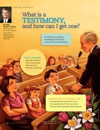 What is a testimony, and how can I get one?