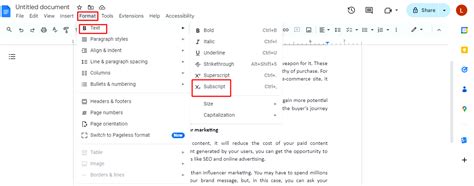 Image result for How to Add Subscript in Google Forms