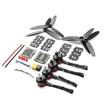 Ketsicart 2205 2300KV Brushless Motor 4pcs with 30A BLHeli_S ESC F4V3 ...