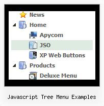 JavaScript Tree Menu 的图像结果