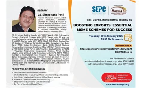 Boosting Exports: Essential MSME Schemes for Success with SEPC ...
