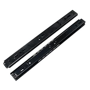 Drawer Slides 14 Inch Ball Bearing Full Extension 2 Section Slide Track ...