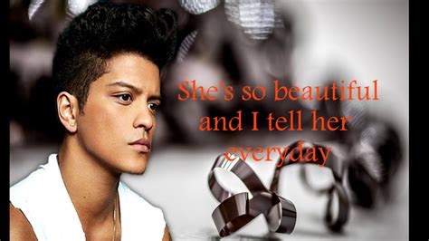 Bruno Mars-Just the way you are (lyrics) - YouTube