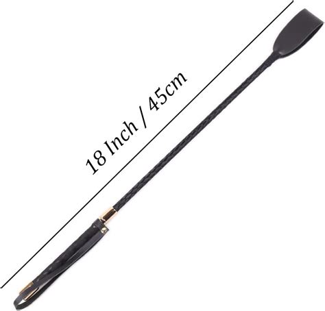 Buy OBTANIM 18 Inch Riding Crop PU Leather Horse Whip Crop for ...
