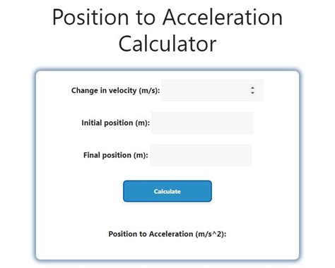 Image result for Acceleration Velocity Calculator Formed