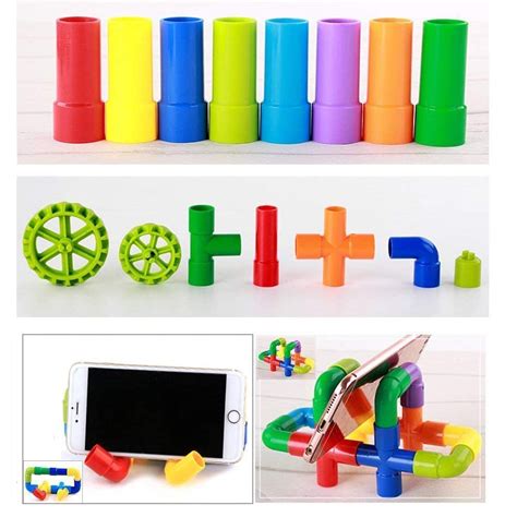 KARK Enterprise Multicolour Educational Play and Learn Plastic Building ...