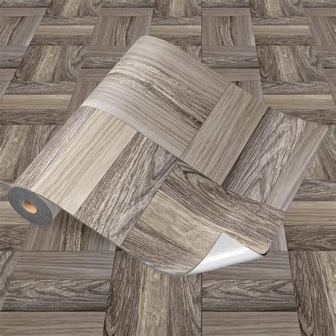 WIFEA Vinyl Flooring Roll, Vinyl Plank Flooring 23.6"x 118"/19 Sq.Ft ...