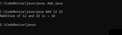 Image result for Java Coading for Addition of 2 Numbers