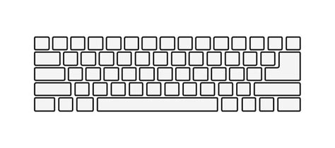 Image result for Blank Computer Keyboard Layout QWERTY