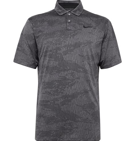 Nike Golf - Vapor Camouflage-Jacquard Dri-FIT Polo Shirt - Gray Nike Golf