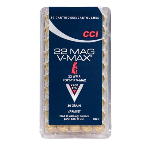 CCI .22 WMR V-Max, 28,95
