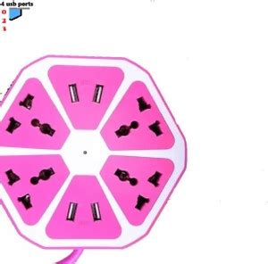 Stybits H1168 Hexagon Socket Extension board with 4 USB 2.0Amp charging ...