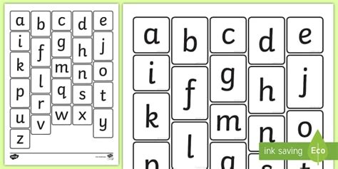 Phoneme Frames Letter Tiles