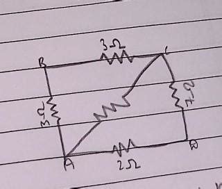 Find equivalent R between A and C.(also please re-draw the diagram so ...
