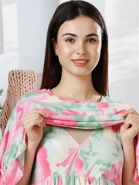 CLASSIC ZIPLESS NURSING PONCHO GOWN WITH CAPE – Trueshapestore