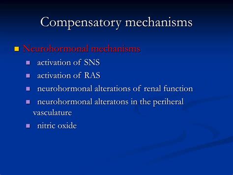 Image result for Compensatory Mechanism Textbook