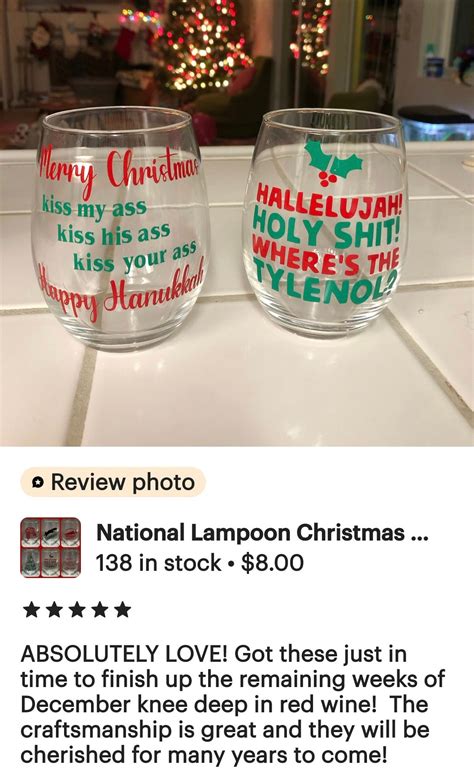 National Lampoons Christmas Vacation Glasses – MadeBetterbyBacon
