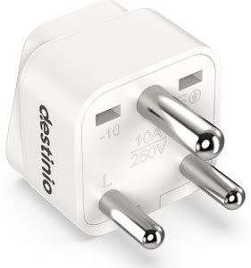 Destinio World to India Type D Multi Plug 2 Socket Universal Travel ...
