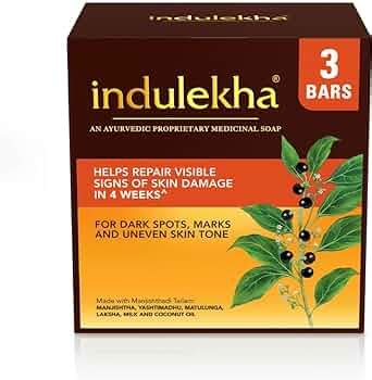 Indulekha Ayurvedic Proprietary Medicine Soap Pack of 3; 100 gm each ...