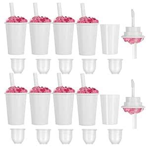 Buy DAZAIGE 10 Pack Mini Emptry Lip Gloss Tubes Creative Drink Bottle ...